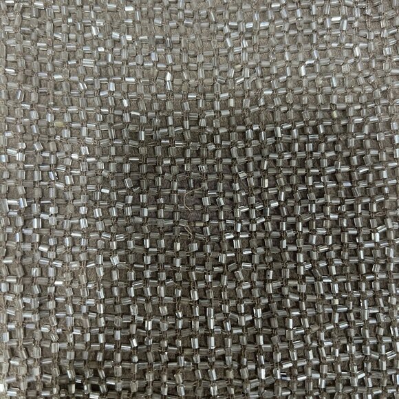 Renzo + Kai Brown 100% Silk Heavy Beaded Hook & Eye Lined Tank Top Size Small S - Picture 8 of 14